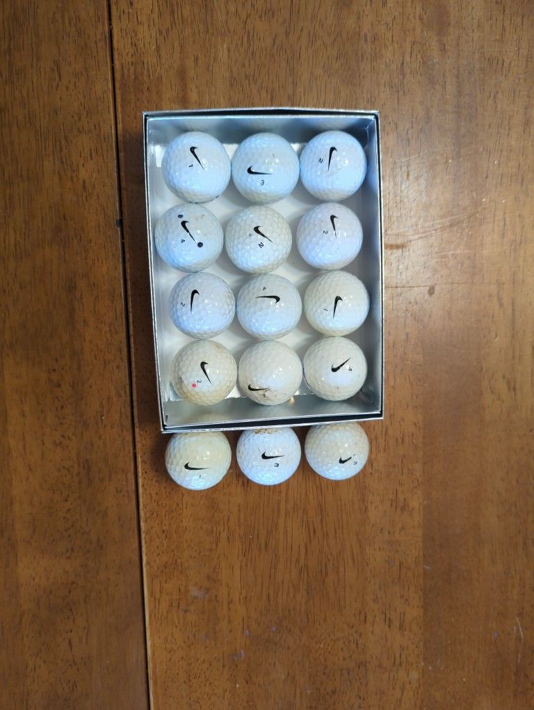 Nike Golf Balls (15 Used)