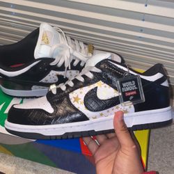 Nike Sb Low Supreme Stars Black 