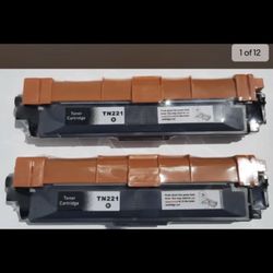 Ezink TN221 Black 2-Pack Premium Toner Cartridge Easy ink Easy print New Sealed 