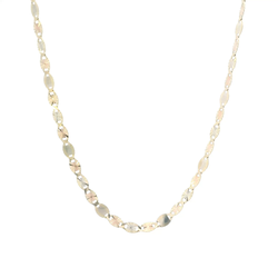 14K Tri Color Gold 24" Valentino Chain