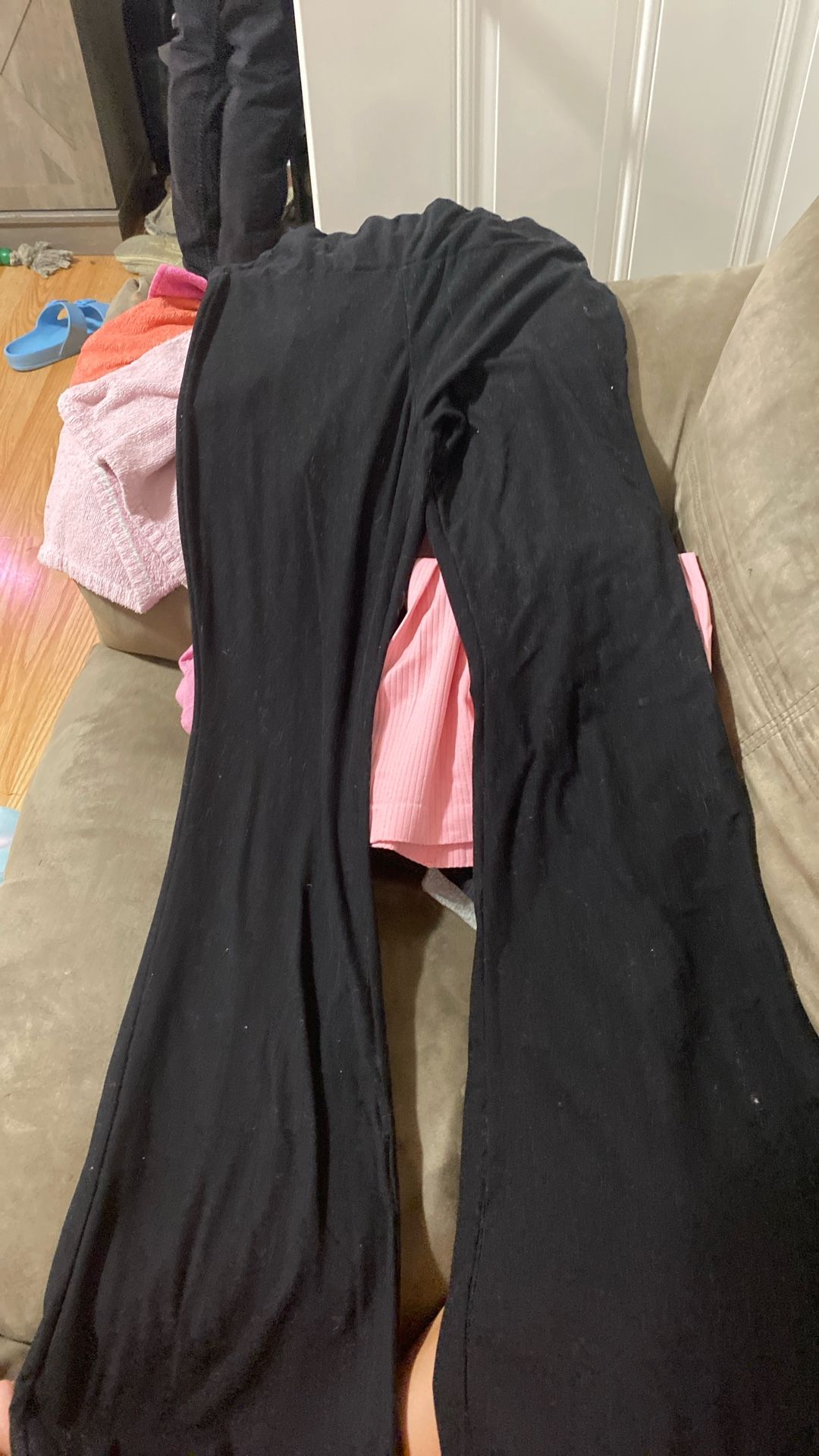 Black Flared Leggins