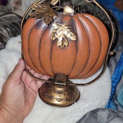 Steampunk Metal Pumpkin