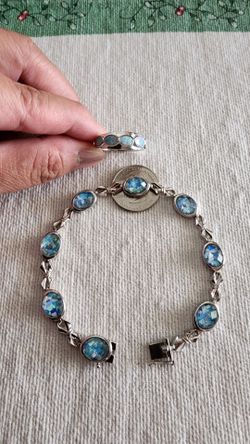 925 sterling silver matching bracelet and ring