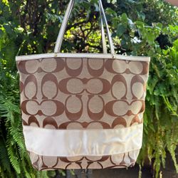 Vintage coach tote