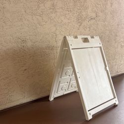 One Industrial Foldable Traffic A-Frame Sign Holder
