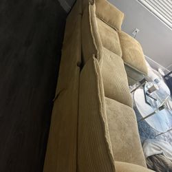 Cozy Corduroy Couch / Sectional – Super Comfy 