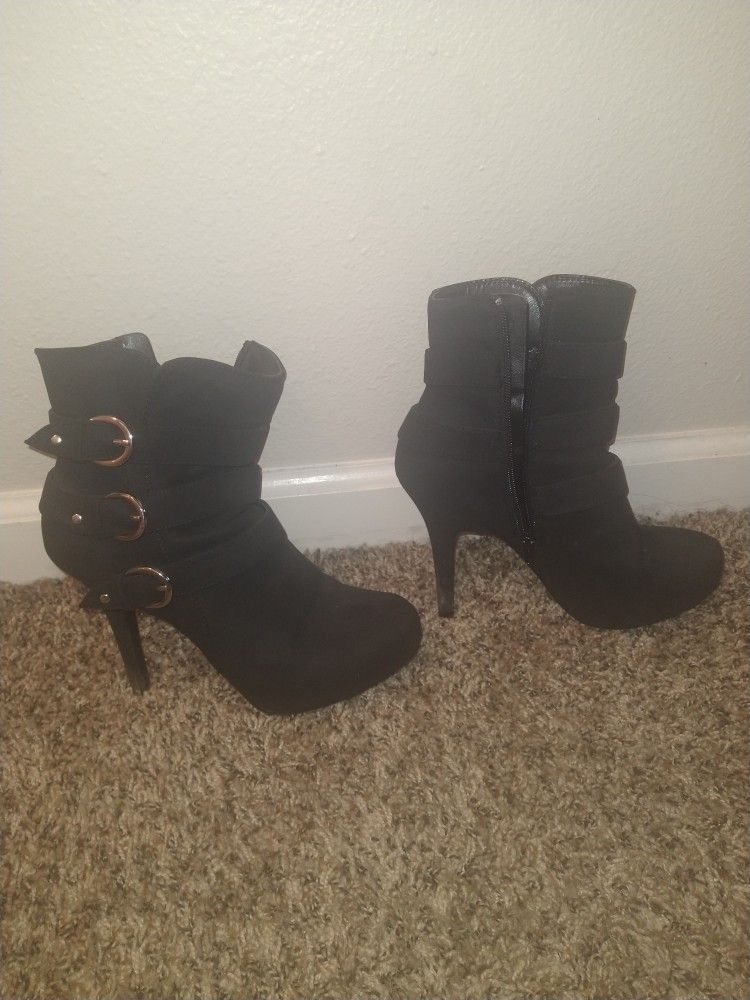 Black Boot Heels