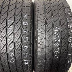 2 Tires 275 65 17 Nitto  Dura Grappler Highway High Tread No Repairs