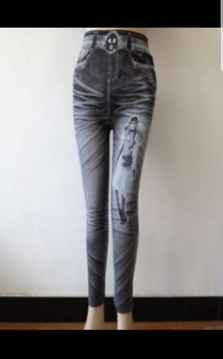 Jean leggings