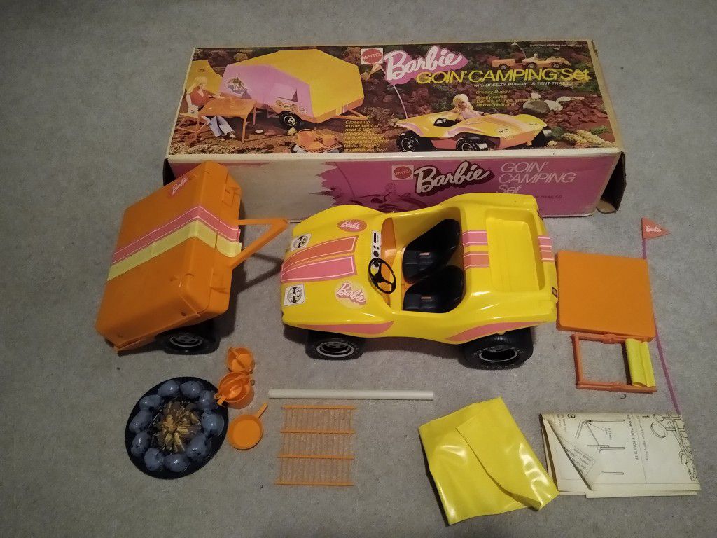 Barbie 1973 Goin' Camping Set W/Box