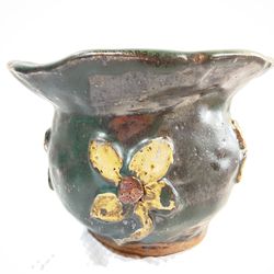 Vintage Original Pottery Pot / Vase - Signed