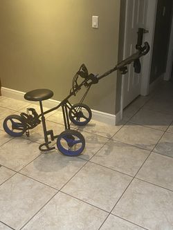 Three Wheel Golf Push Cart