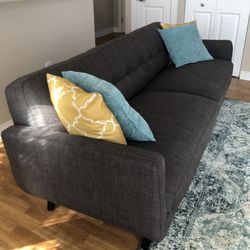 Used Charcoal Sofa - Must Go ASAP