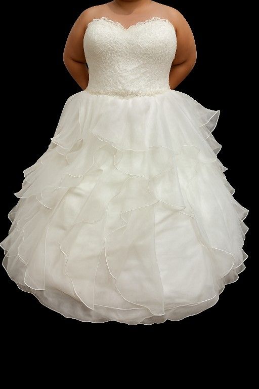 Elegant White Wedding Dress
