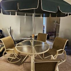 Patio Table With Chairs