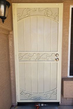 Security Door Heavy-Duty 36x80 Almond (Installation Included)