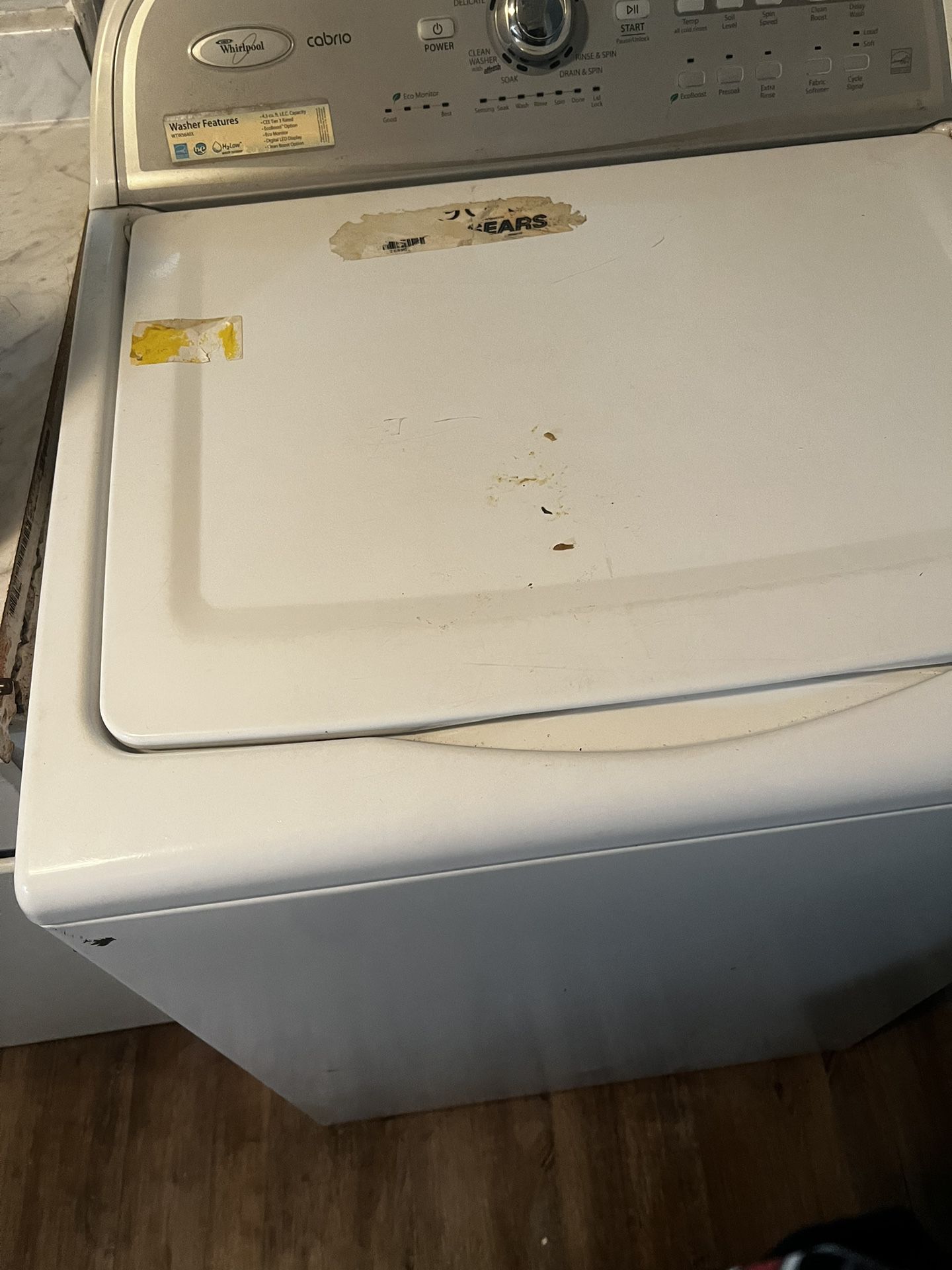 Full Capacity Washer & Dryer (pickup Only)