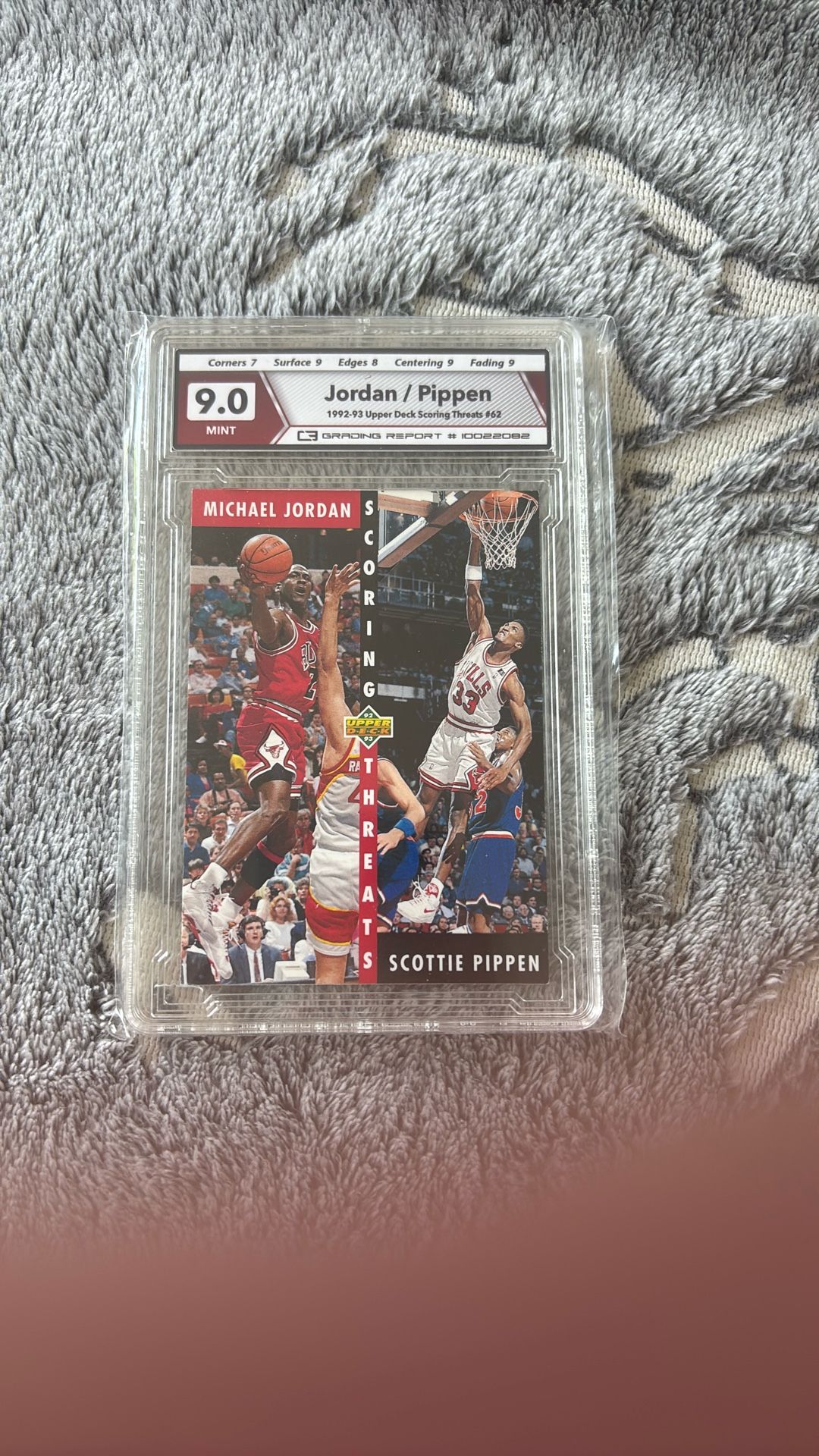 Michael Jordan And Scottie Pippen Graded 9.0