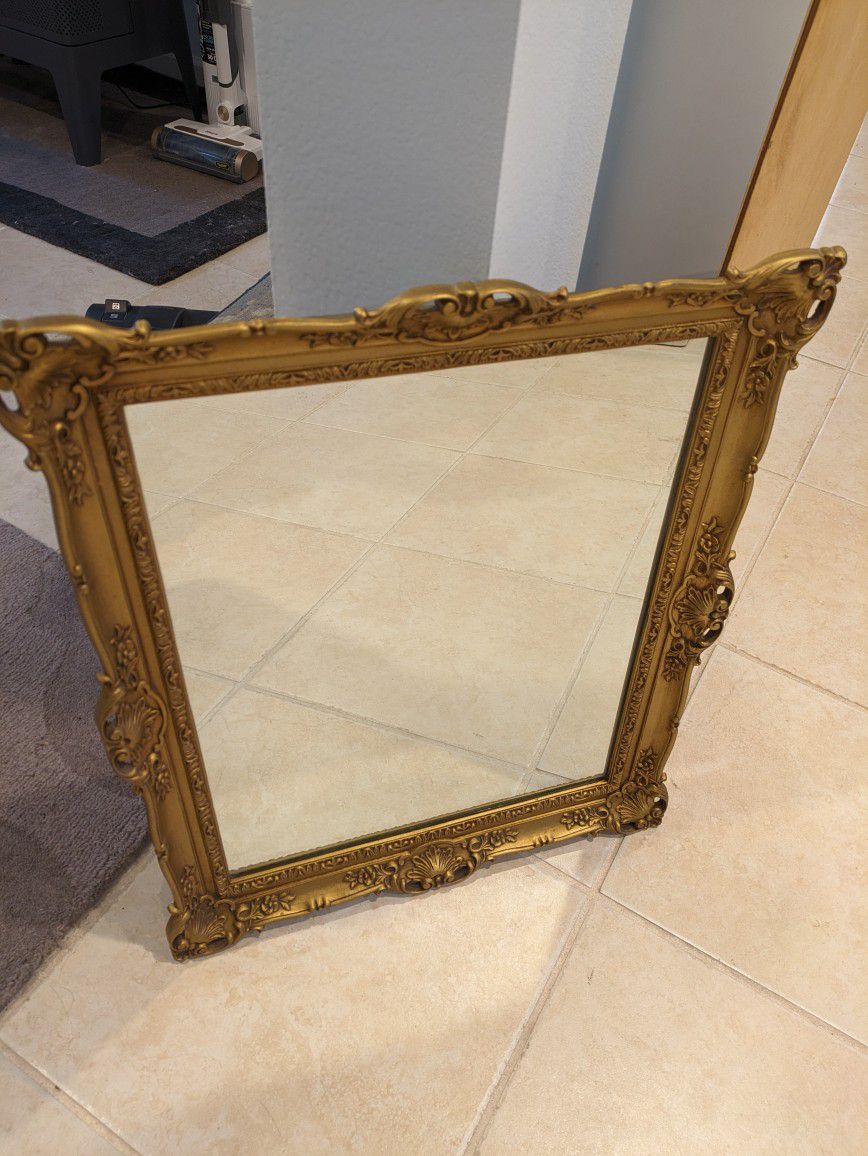 Antique Gold Wall Mirror 
