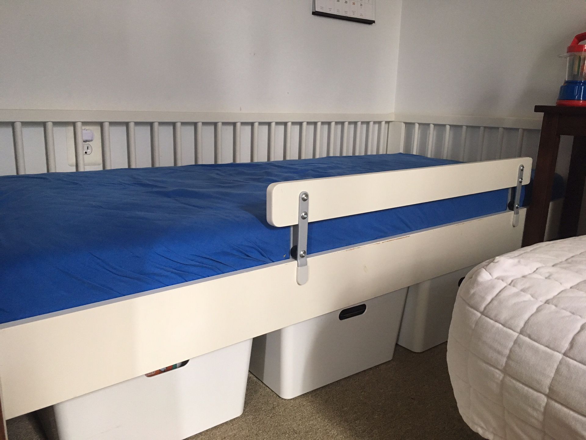 Ikea toddler bed - with mattress and sheets