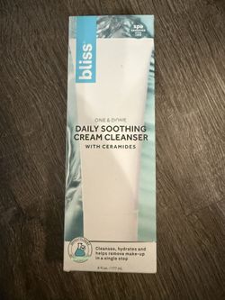 BLISS One And Done Soothing Cream Cleanser! 