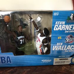 2004 McFarlane NBA Kevin Garnett VS Ben Wallace 2 Pack New NIB