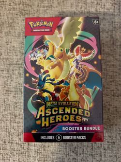 Pokemon Ascended Heroes Booster Bundle - 6X Sealed Booster Packs