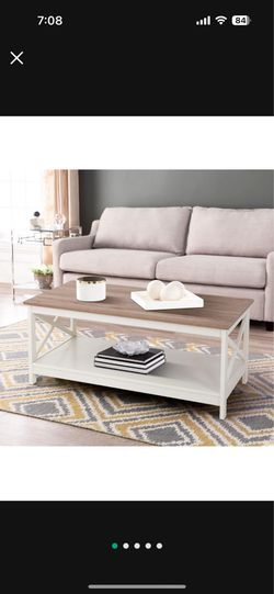Modern coffee table and two sofa side tables