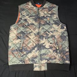 Polo Ralph Lauren Camo Quilted Vest — Kids XL (Fits Men’s S)
