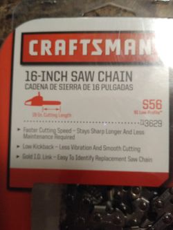 Chainsaw chain 16'
