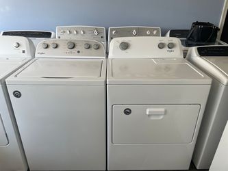 Whirlpool washer and dryer