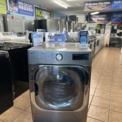 LG Dryer 9.0 Cu Ft Front Load Gas Dryer Graphite Steel