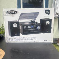 Record Player With CD Player