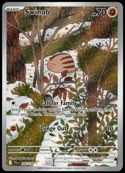 Swinub #165 Pokemon Journey Together