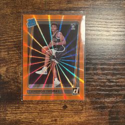 2021-22 Donruss Holo Orange Laser #203 Cameron Thomas