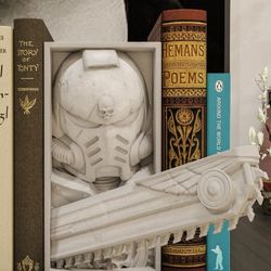Ultramarines Warhammer Book Nook Bookend Fantasy Horror Decor Literature Halloween