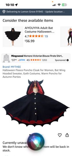 Halloween fleece bat cloak