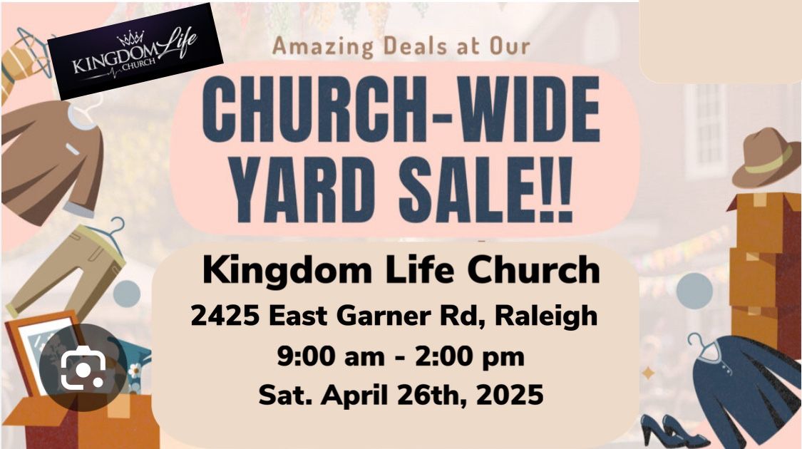 Church Mega Yard sale!!