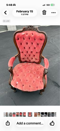 Antique Victorian Chair