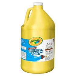 Crayola Washable Paint, Yellow, Gallon