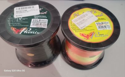 Phenix hydra 8x 8 strand braid 55lb 3,062yds