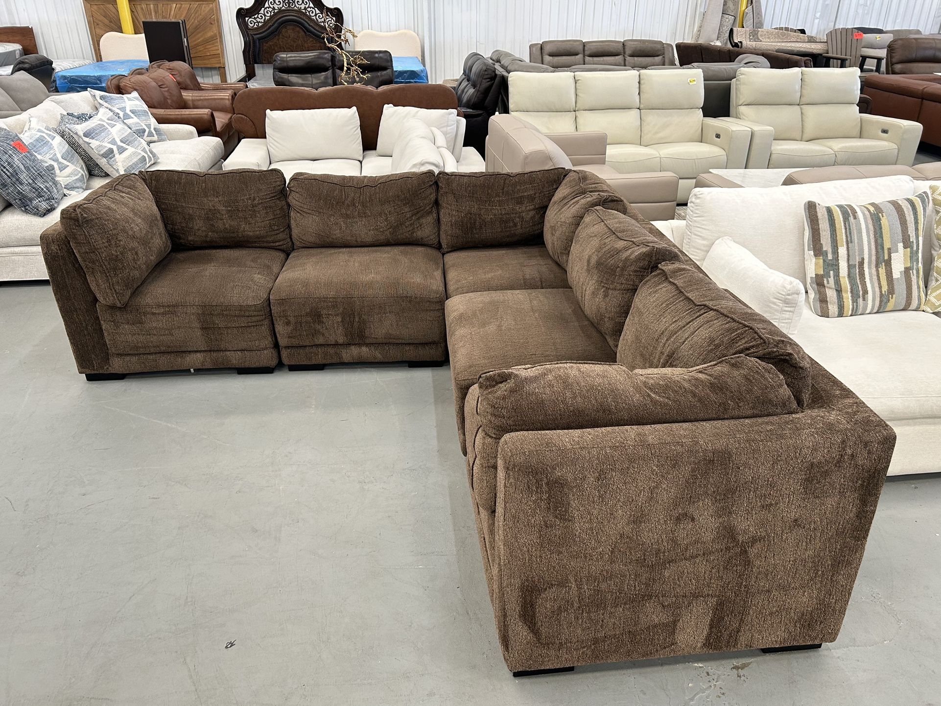 Brown Sectional