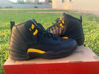 Jordan 12 Retro Black Taxi Mens 9.5