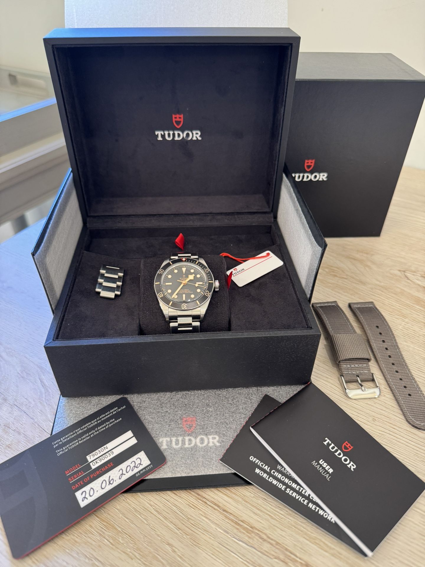 The Classic Tudor Black Bay 58 Fifty Eight Stainless Steel Bracelet + free NATO (79030N)