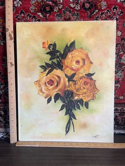 Vintage Oil Painting On Canvas