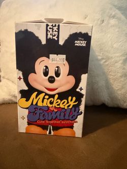 PopMart Mickey Family Cute Together Keychain