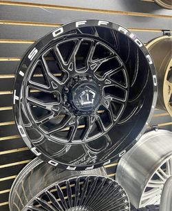 TIS OFF-ROAD 544BM 20x12 Wheels 6x135 6x139.7 W/33” MT Tires Package Deal, FINANCE AVAILABLE