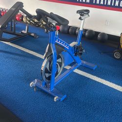 Blue Spin Bike – Commercial Indoor Cycle – Excellent Condition
