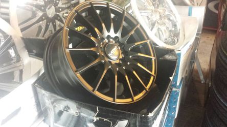 Black 16 inch Katana wheels