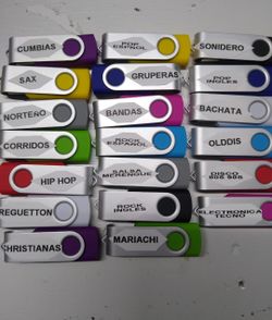 Memorias usb con musica o videos